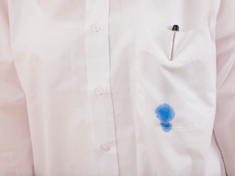 how to remove flair pen ink from clothing