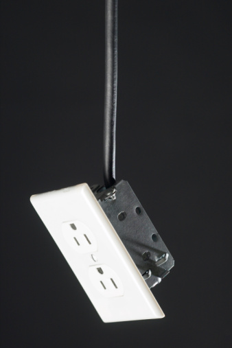 Of An Electric Cable For A Three Prong Plug Has The Three Wires