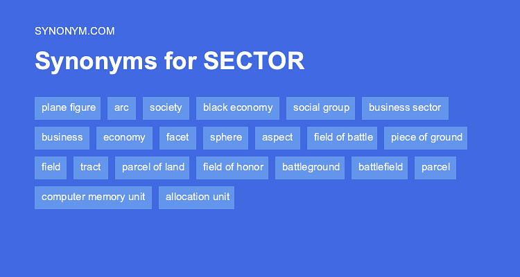 Another Word For SECTOR Synonyms Antonyms