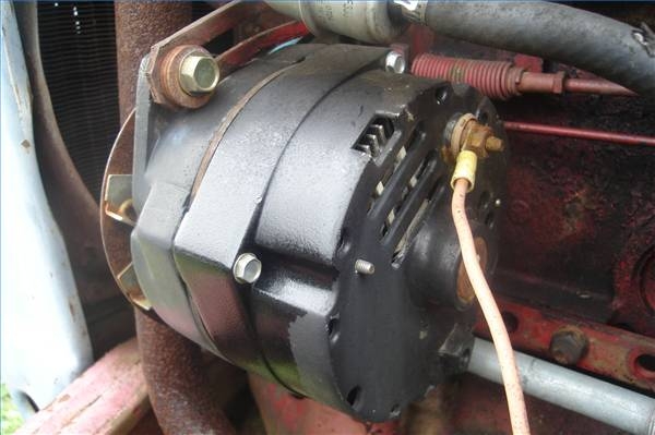 Single wire alternator wiring