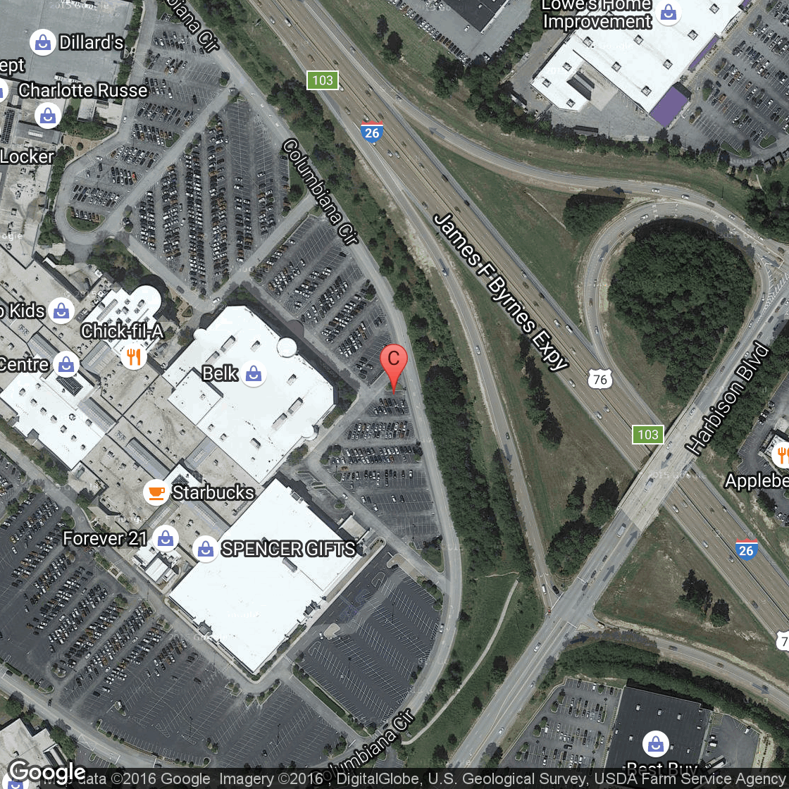 Map Of Columbiana Mall Hotels Near Columbiana Mall In Columbia, South Carolina | Usa Today